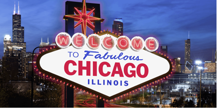 Illinois Chicago Welcome Sign